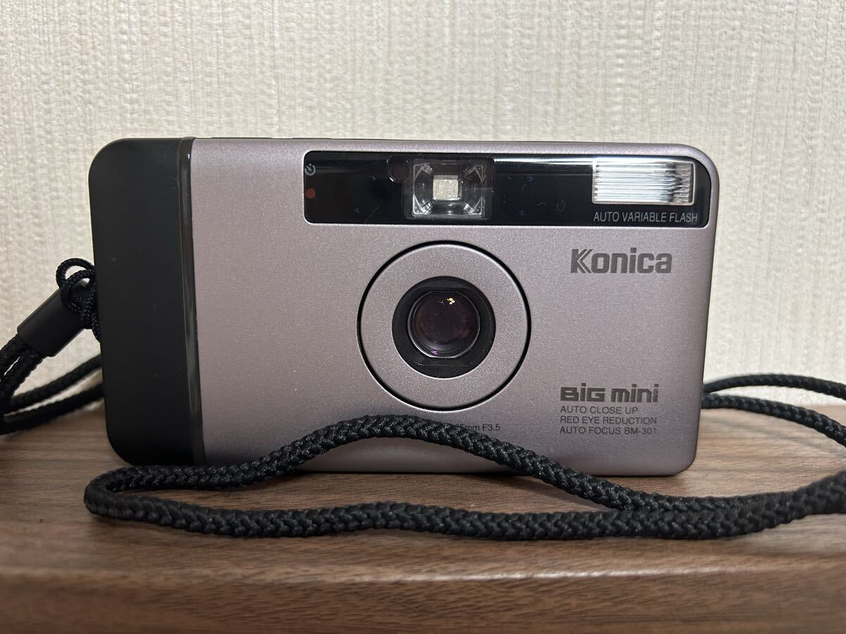 Konica BIGMINI BM-301 通電確認済み 現状品 コニカ ビッグミニ BiG mini フィルムカメラ拍卖