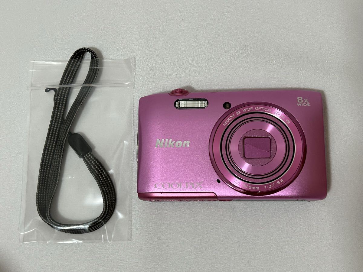 Nikon ニコン coolpix s3600 ピンク コンパクトデジタルカメラ クールピクス デジカメ拍卖