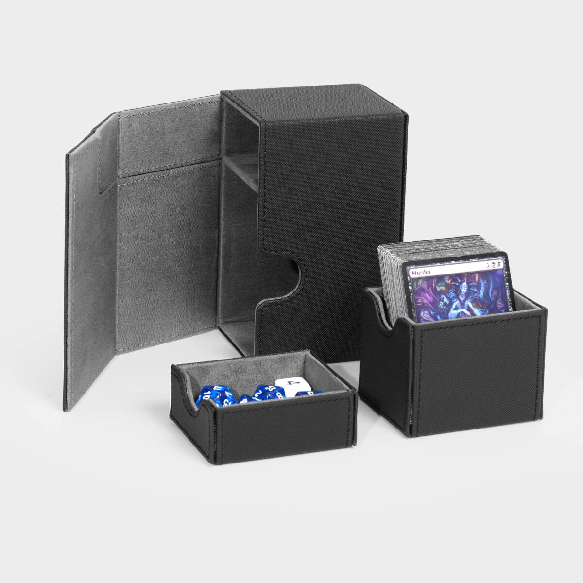 高級 デッキケース カードケース レザー調 トレカケース拍卖