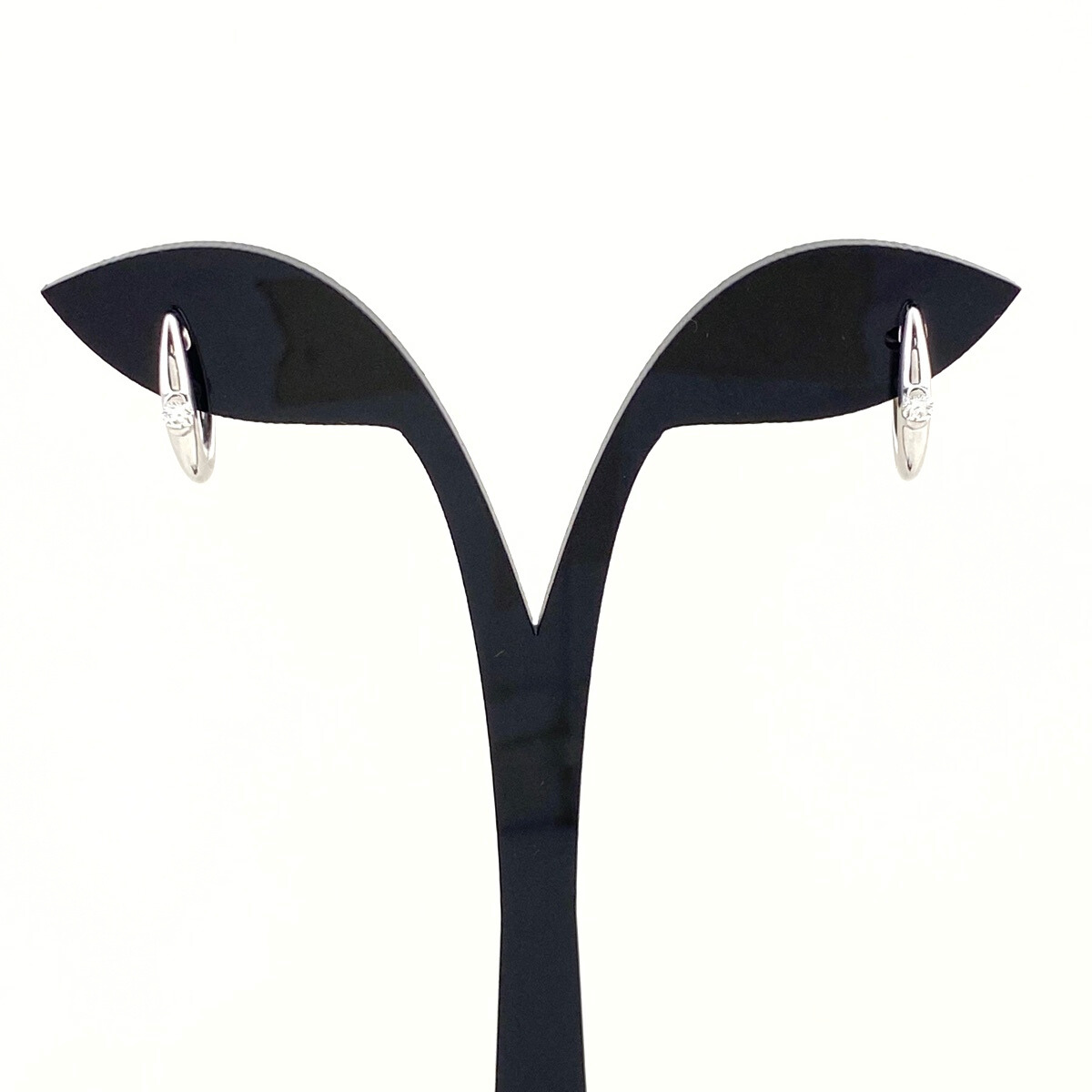 ミキモト MIKIMOTO ダイヤモンド デザインイヤリング イヤリング K18 ダイヤモンド レディース 【中古】拍卖