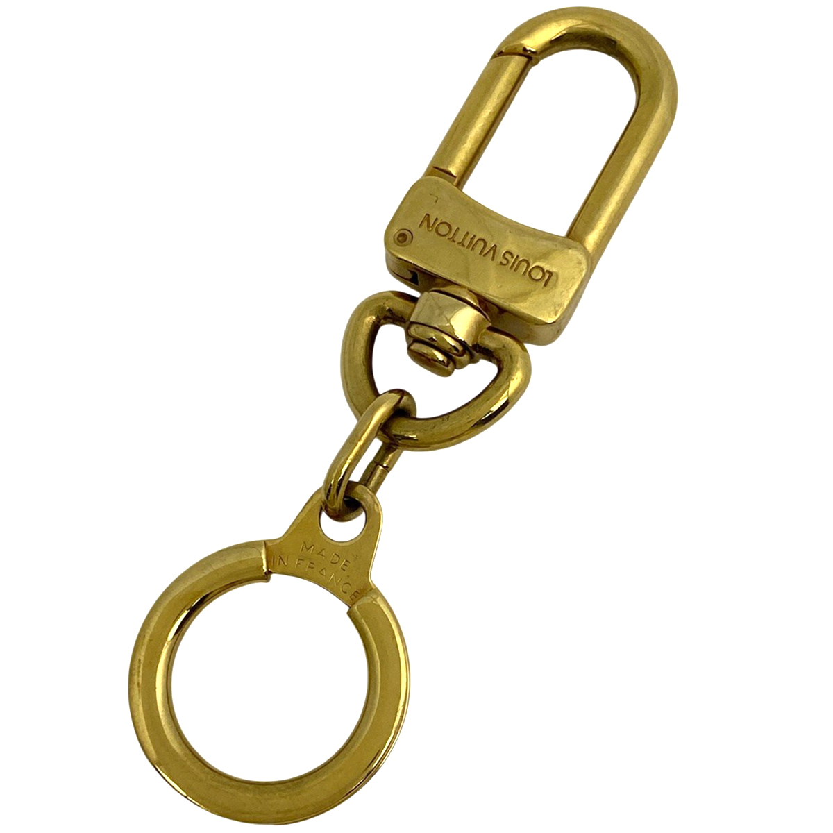 ルイ・ヴィトン Louis Vuitton アノクレ キーリング キーホルダー GP ゴールド M62694 レディース 【中古】拍卖
