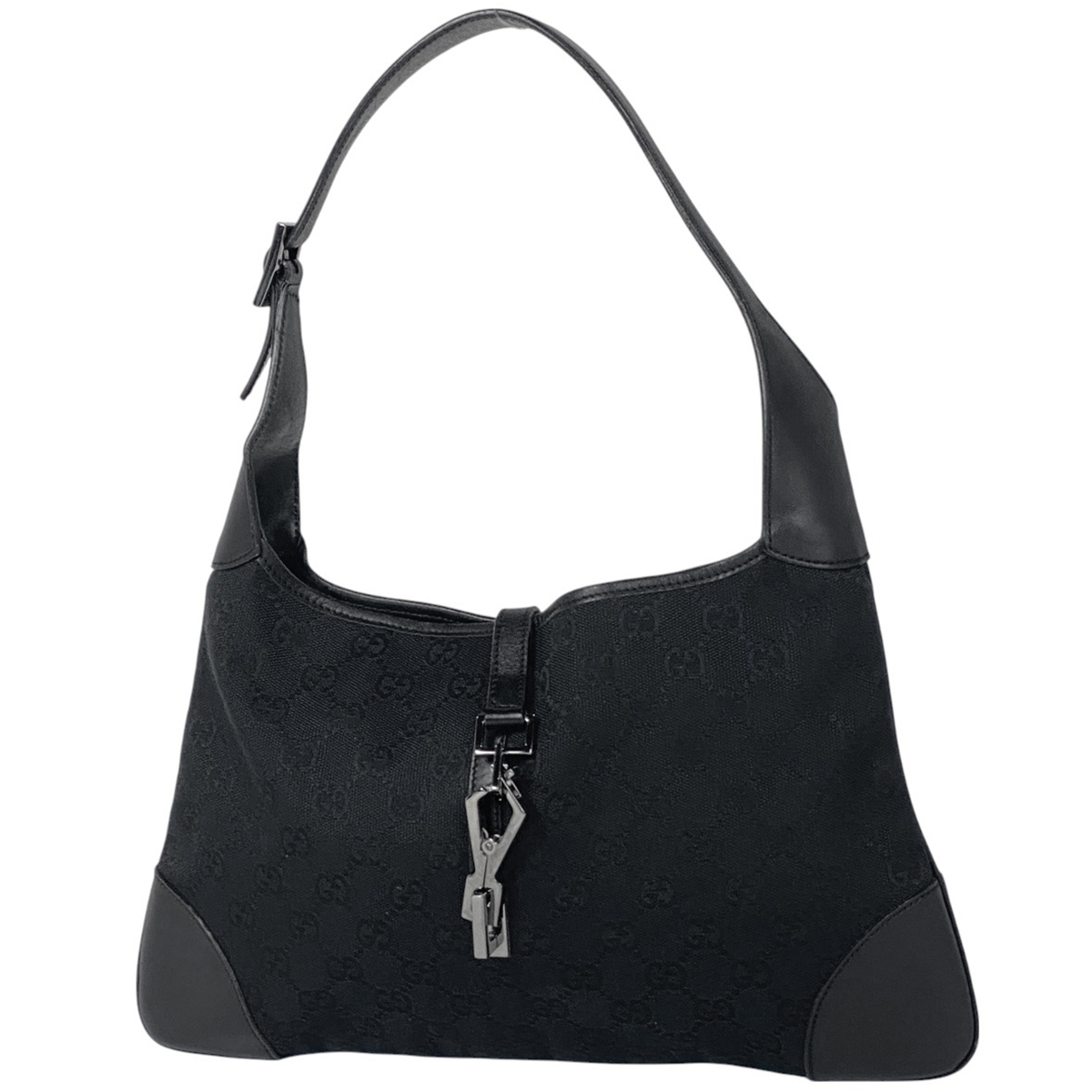 【在庫一掃】 グッチ GG柄 ショルダーバッグ ワンショルダー ショルダーバッグ GGキャンバス ブラック 001 4057 【中古】拍卖