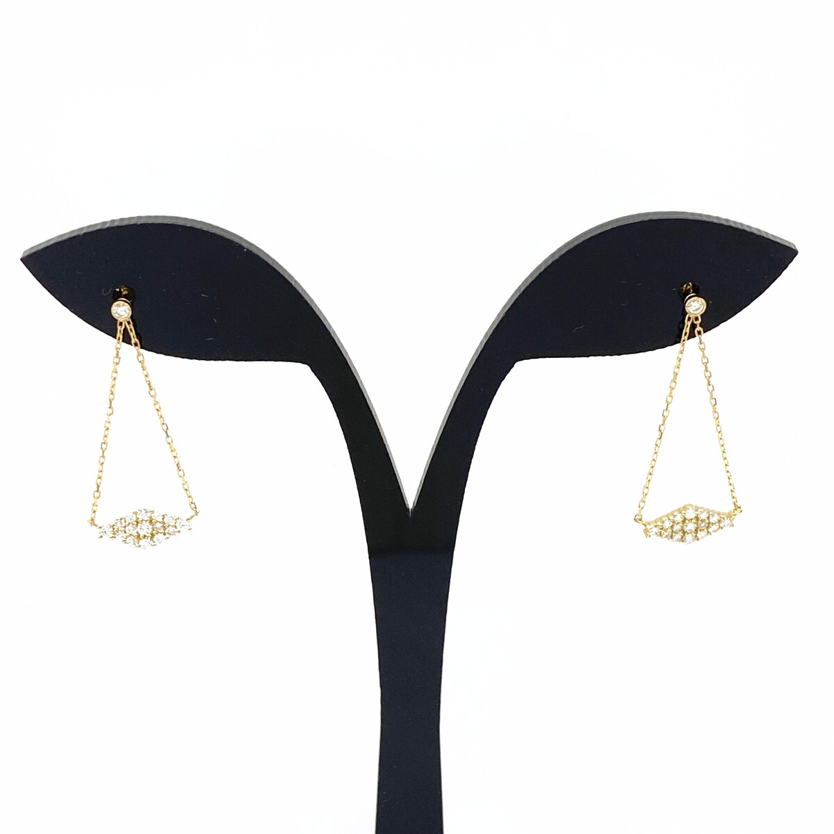 トッカ TOCCA メレダイヤ デザインピアス YG イエローゴールド ピアス K18 ダイヤモンド レディース 【中古】拍卖