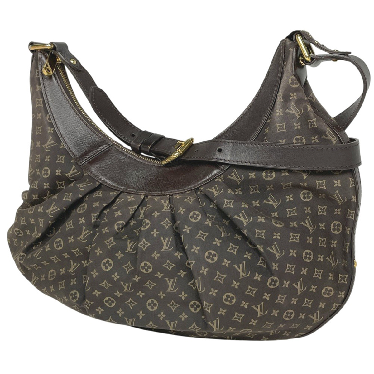 ルイ・ヴィトン Louis Vuitton ラプソディー MM ショルダーバッグ モノグラムイディール ダークブラウン M40403 レディース 【中古】拍卖