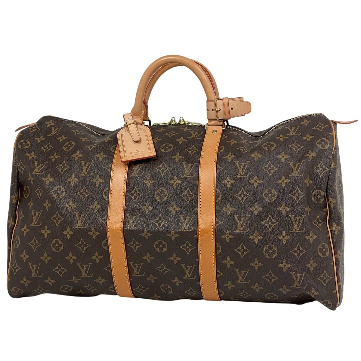 ルイ・ヴィトン Louis Vuitton キーポル 50 ハンドバッグ 旅行 出張 ボストンバッグ モノグラム ブラウン M41426 レディース 【中古】拍卖