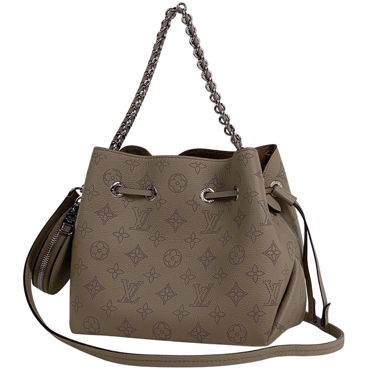 ルイ・ヴィトン Louis Vuitton ベラ 2WAY ショルダーバッグ 巾着型 パンチング モノグラムマヒナ ガレ M57201 レディース 【中古】拍卖