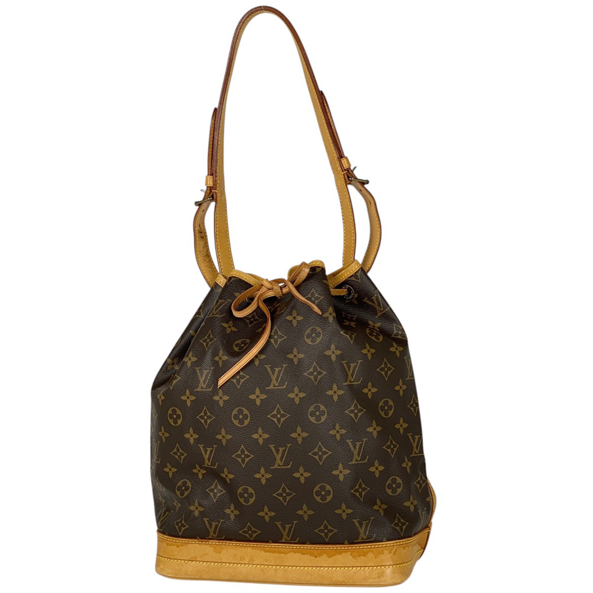 ルイ・ヴィトン Louis Vuitton ノエ ワンショルダー 肩掛け 巾着型 ショルダーバッグ モノグラム ブラウン M42224 レディース 【中古】拍卖