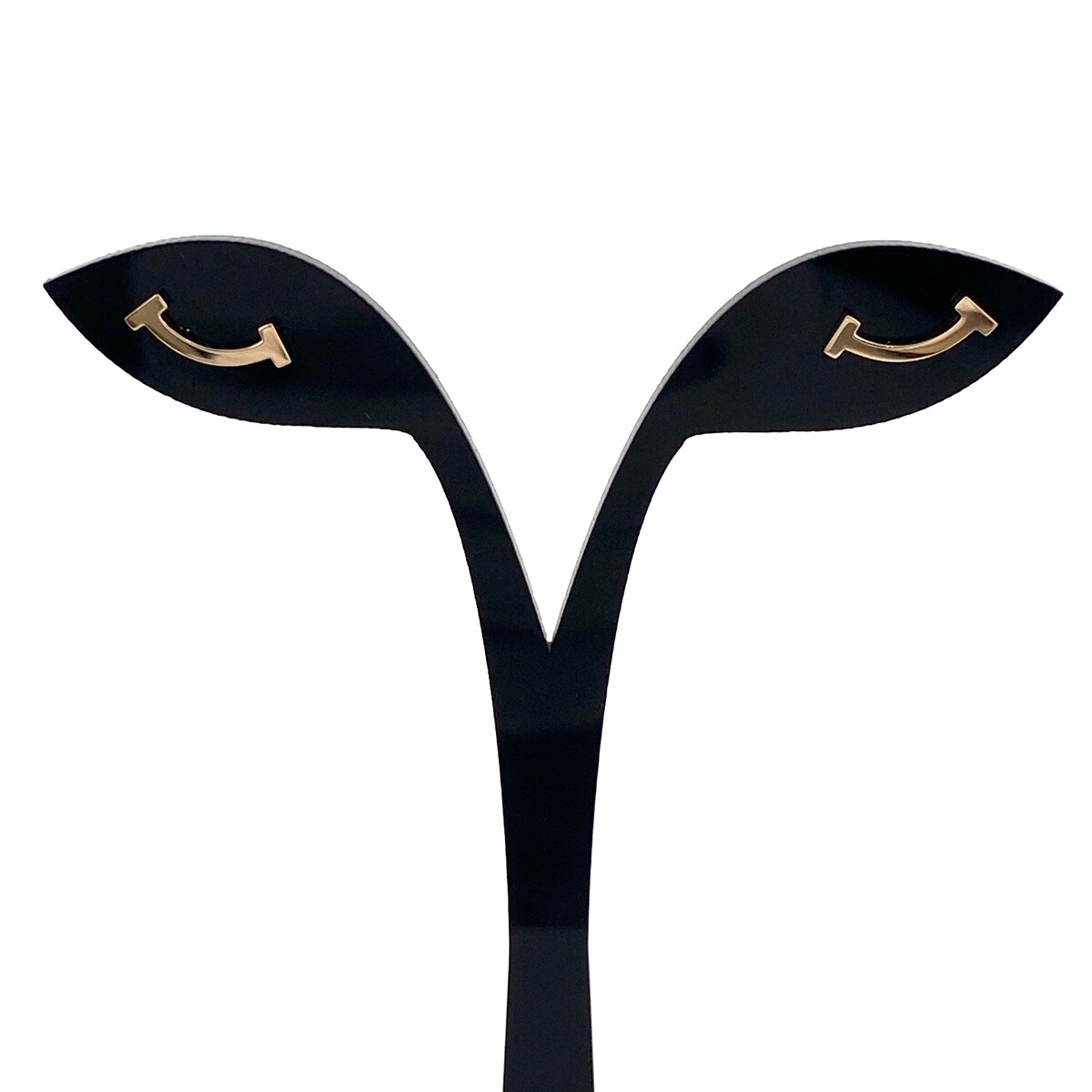 【在庫一掃】 ティファニー TIFFANY&Co. Tスマイル ピアス PG ピンクゴールド ピアス 750 【中古】拍卖