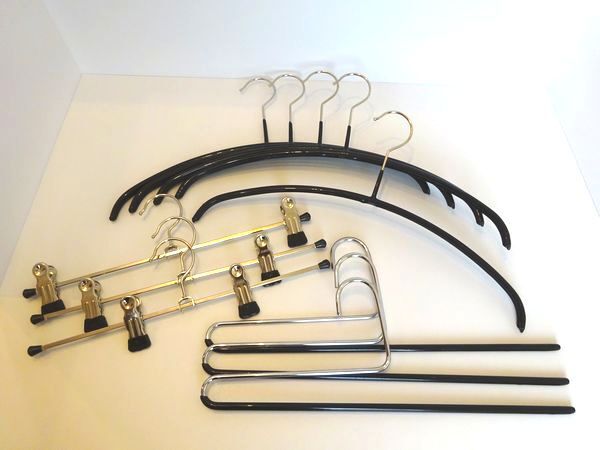 新品 未使用 MAWAハンガー マワハンガー エコノミック 36 ブラック 5本 クリップハンガー30 パンツシングルドイツのすべらないハンガー拍卖