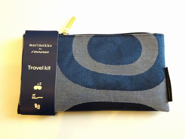非売品 未開封 フィンエアー フィンランド航空 マリメッコ ポーチ ビジネスクラスアメニティ拍卖