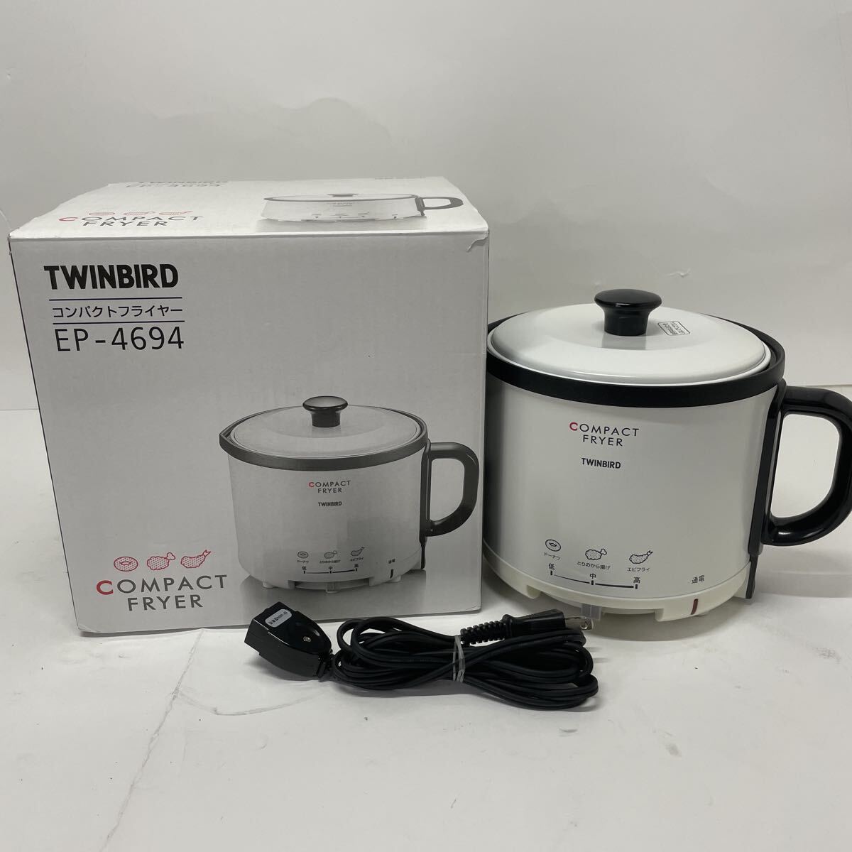 TWINBIRD ツインバード コンパクトフライヤー EP-4694拍卖