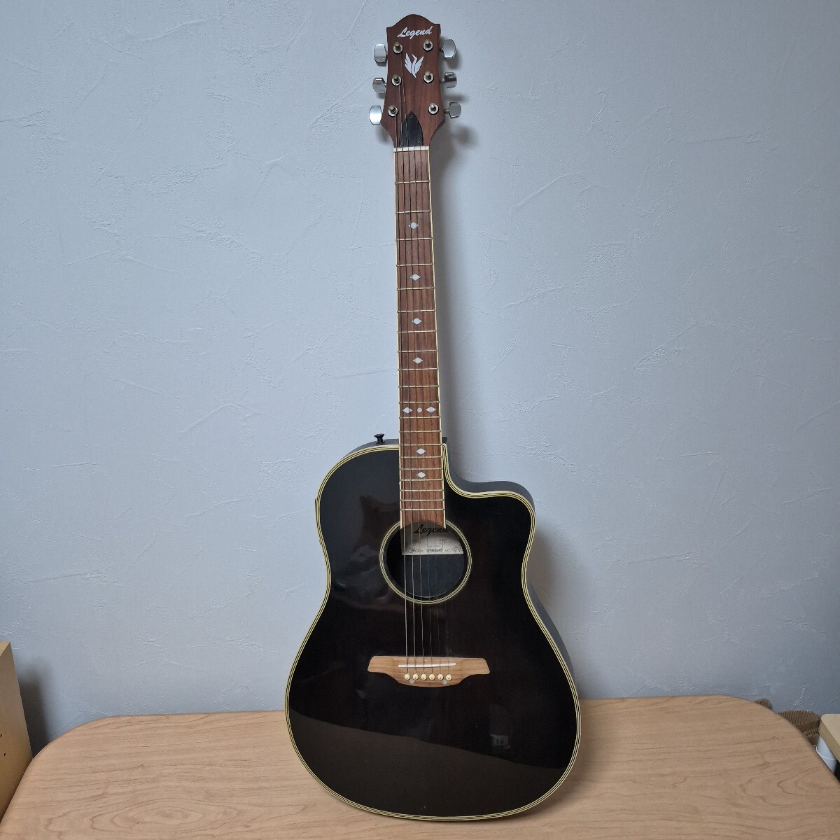 Legend エレキギター アコースティックギター LMB-25 エレアコ ブラック拍卖