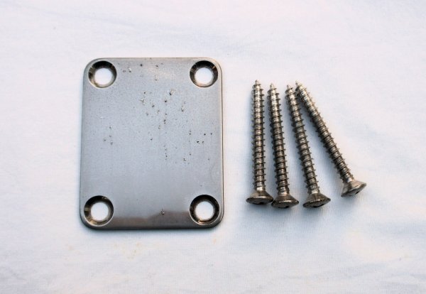 Fresher フレッシャー ネックプレート ニッケル 85年製Fresher FS-380拍卖