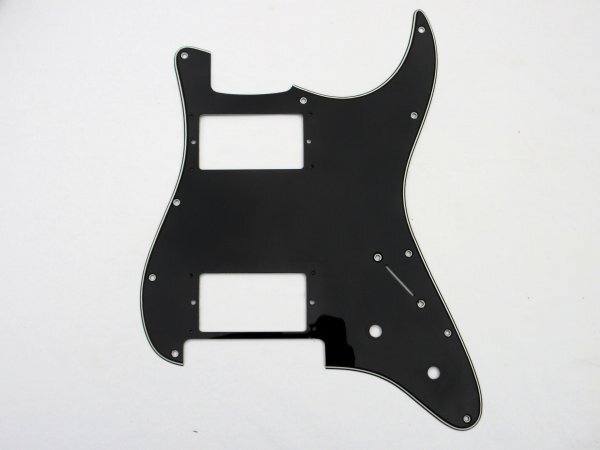 Riverhead リバーヘッド ピックガード 2ハム 黒3P 2ポッド 10点止め FRT対応 84年製Riverhead ストラト型ギター拍卖