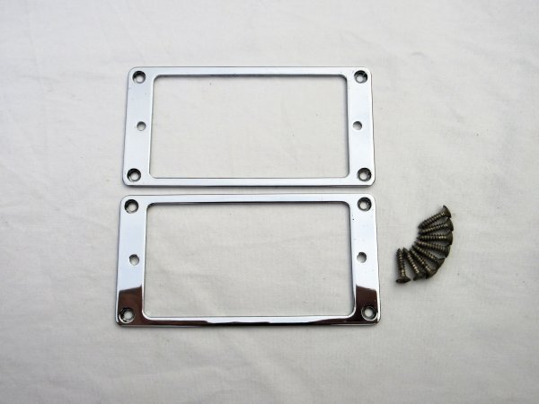 Riverhead リバーヘッド メタルエスカッション 2個セット クローム 程度良し 84年製Riverhead ストラト型ギター拍卖