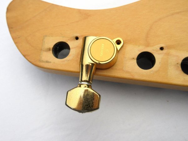 FERNANDES フェルナンデス GOTOH製ペグ リバース、左用 GOTOHプリント ゴールド 単品 ② 94年製FERNANDES FR拍卖