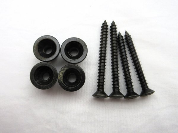 FERNANDES フェルナンデス ネックジョイントパーツ ハット型 最初期 黒 90年製FERNANDES FST-70拍卖