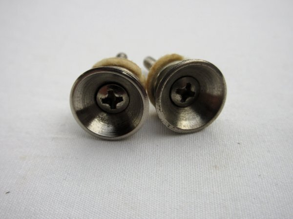 Aria ProⅡ アリア 純正ストラップピン F型 ニッケル 80年製Aria ProⅡ ST-600CD STRIKIN'SOUND拍卖