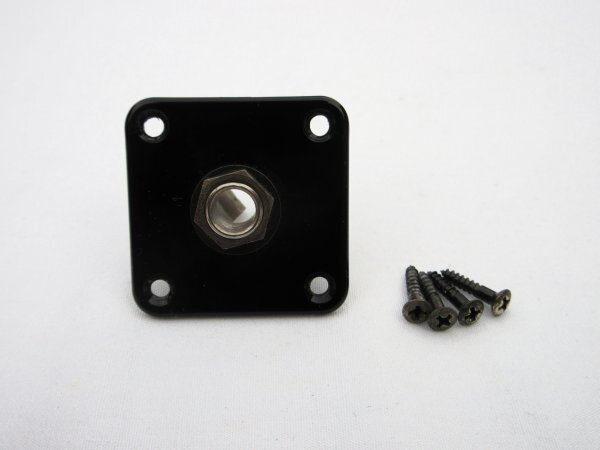 Grover Jackson ジャクソン 4点止めプラ製ジャックプレート&ジャック 角型 Rなし 2000年製Grover Jackson Gjr.E40SP拍卖