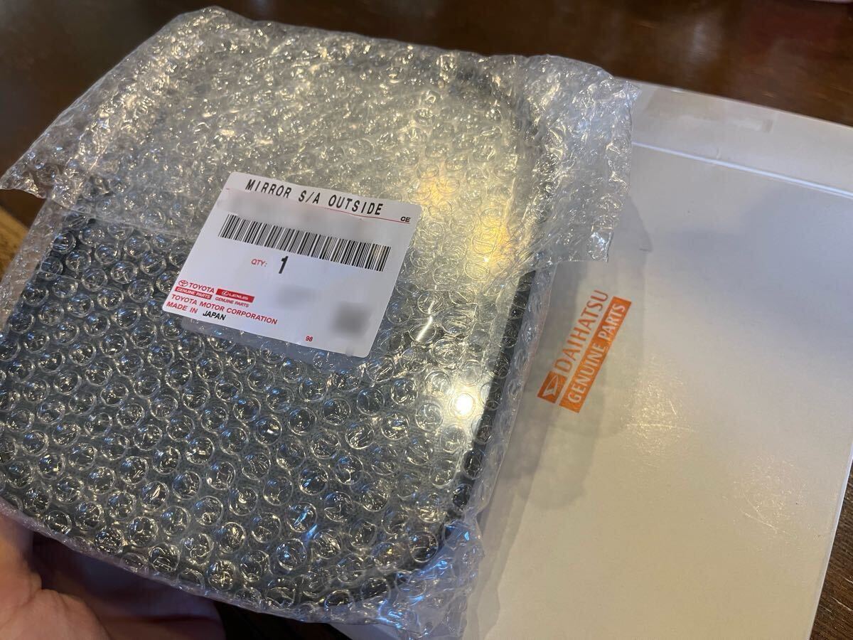 ダイハツ ミラ ウォークスルーバン 純正 ドアミラー 1枚 L500 L200 純正ミラー 新品未使用拍卖
