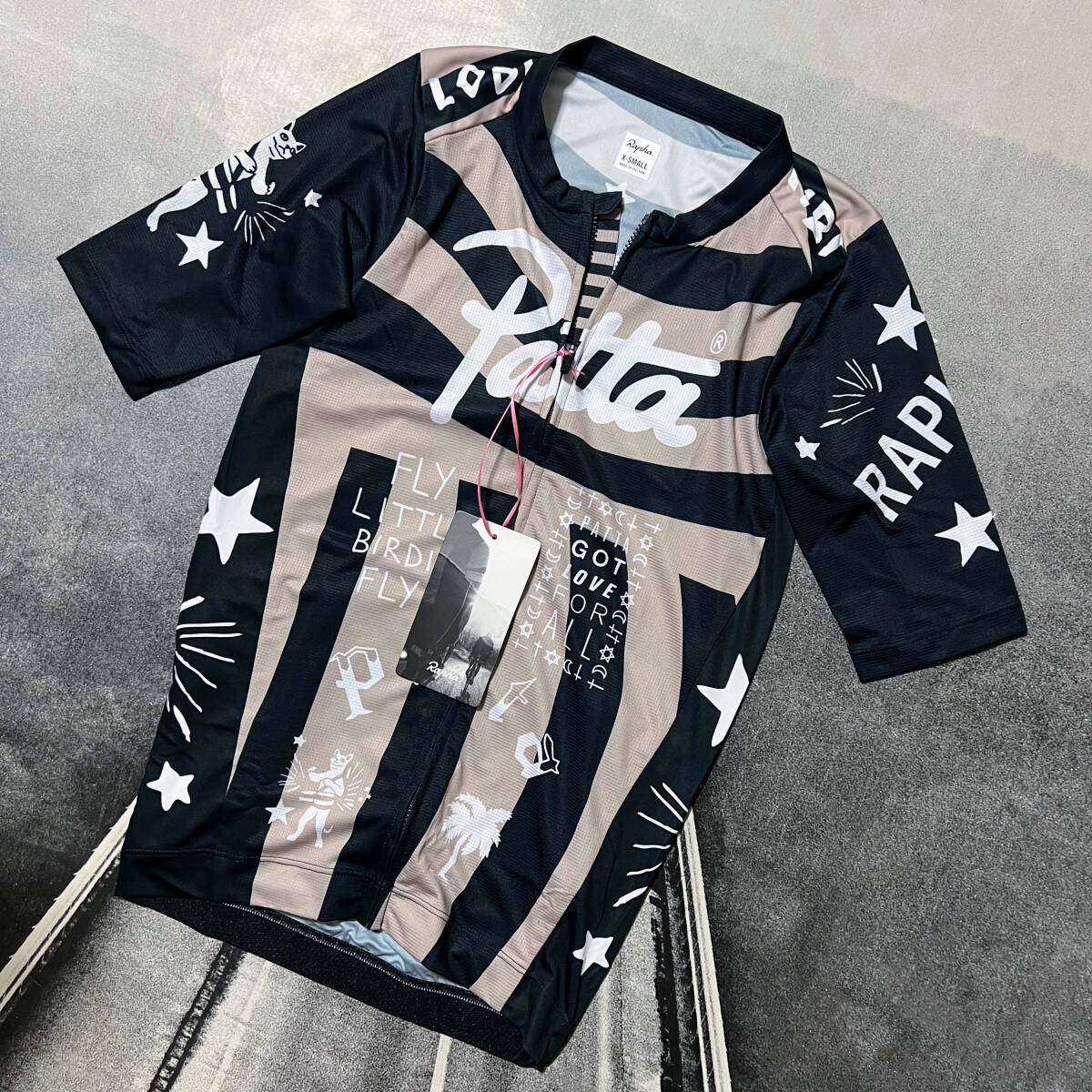 新品 Rapha + Patta Men's Pro Team Training Jersey XSサイズ ラファ + パタ メンズ プロチーム トレーニング ジャージ 半袖拍卖