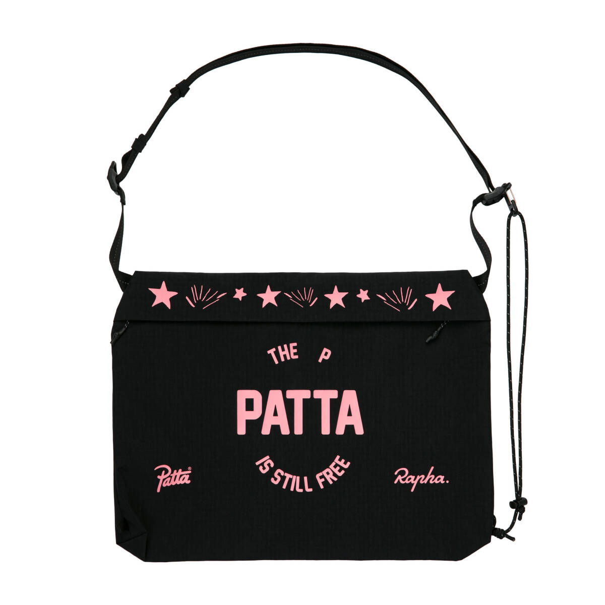 新品 Rapha + Patta 特別限定版 Tech Musette ブラック ラファ + パタ テック ミュゼット サコッシュ拍卖