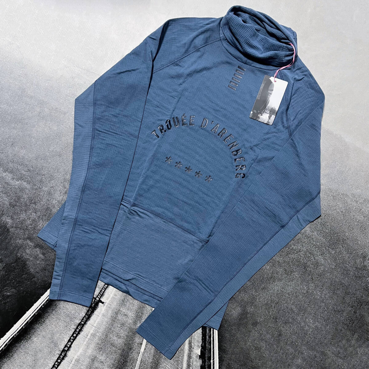 新品 Rapha Men’s Pro Team Thermal Base Layer XLサイズ ブルー ラファ プロチーム サーマル ロングスリーブ ベースレイヤー 長袖拍卖