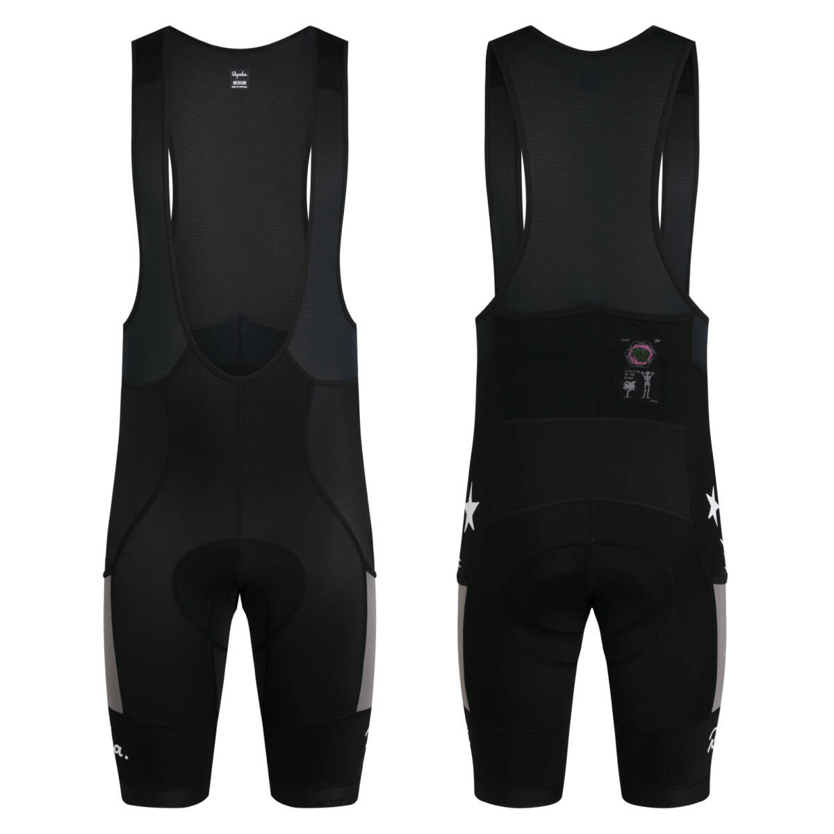 新品 Rapha + Patta Men's Pro Team Cargo Bib Shorts Lサイズ ラファ パタ メンズ プロチーム カーゴ ビブショーツ レッグポケット付き拍卖