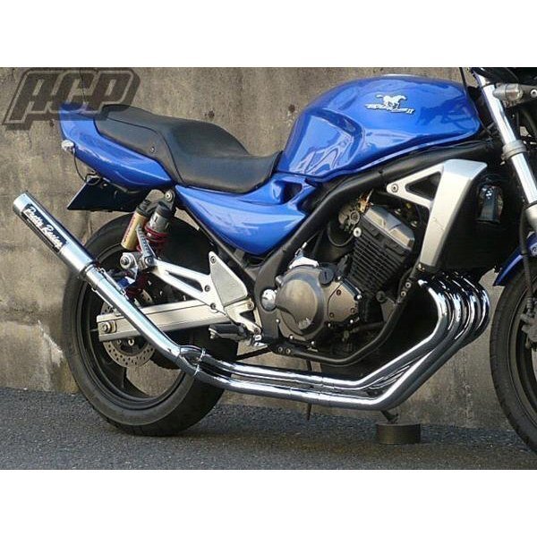 プリティー製 バリオス 2型 改 タイプ2 4-2-1 マフラー メッキ拍卖