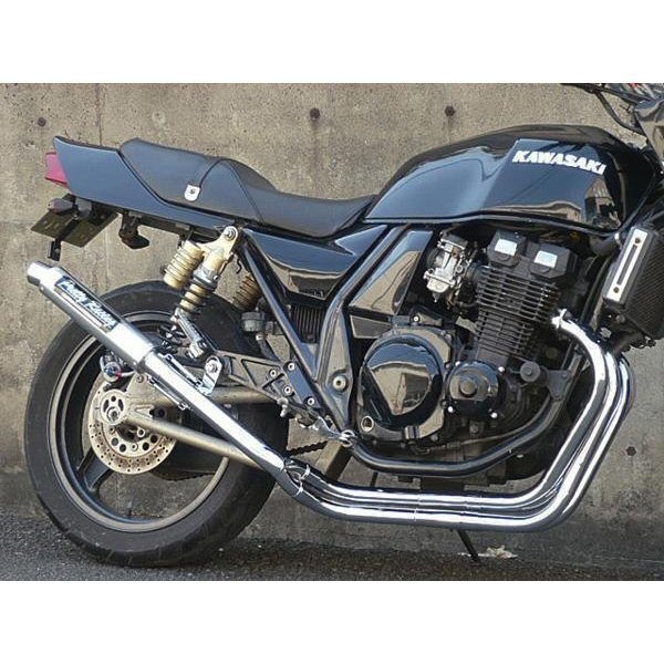 プリティー製 ZRX400/2 改 タイプ1 4-2-1 マフラー メッキ拍卖