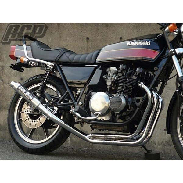 プリティー製 Z400FX 流 タイプ1 4-2-1 マフラー メッキ拍卖