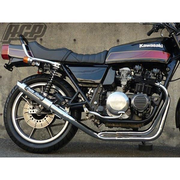 プリティー製 Z400FX E4 流 タイプ3 4-2-1 マフラー メッキ拍卖