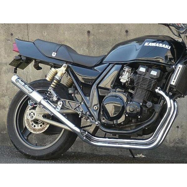 プリティー製 ZRX400/2 改 タイプ2 4-2-1 マフラー メッキ拍卖