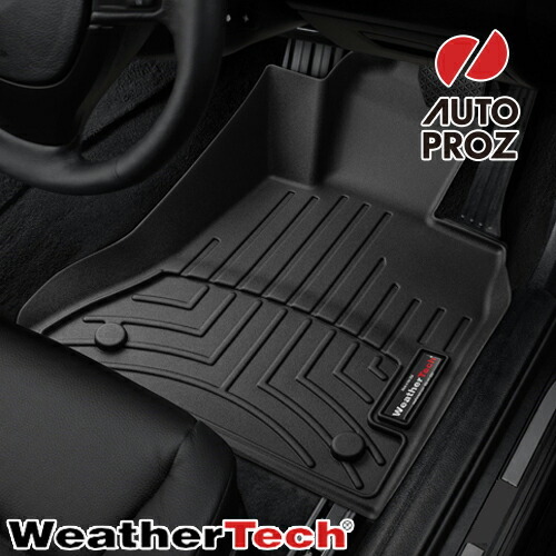 フロアマット アウディ Q7 4M 2015年以降現行 1列目 フロアライナー ブラック WeatherTech 正規品拍卖