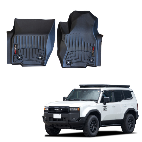 フロアマット トヨタ ランドクルーザー 250 2024年以降現行 1列目 フロアライナー ブラック WeatherTech 正規品拍卖