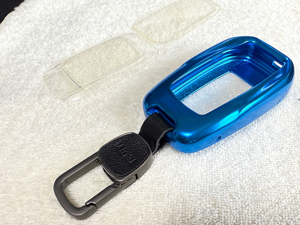 TELEYI アルミキーカバーケース アルファード(ALPHARD)およびトヨタ系(ネジ:4本中/2本欠品)拍卖