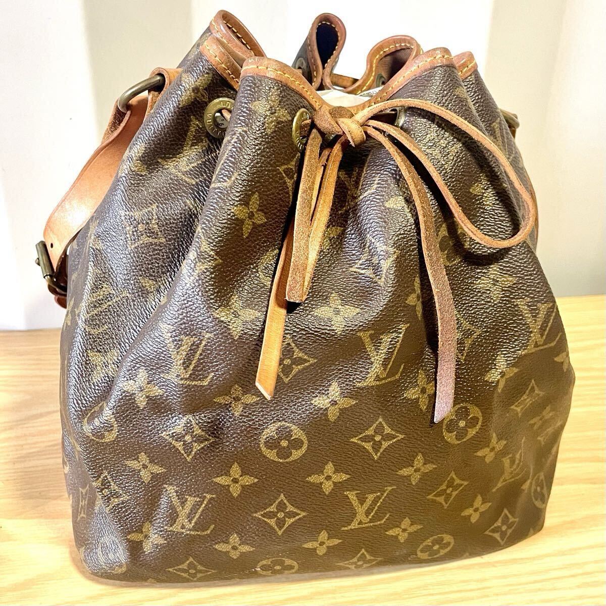 1円〜 LOUIS VUITTON ルイヴィトン プチノエ ノエ モノグラム ショルダーバッグ拍卖