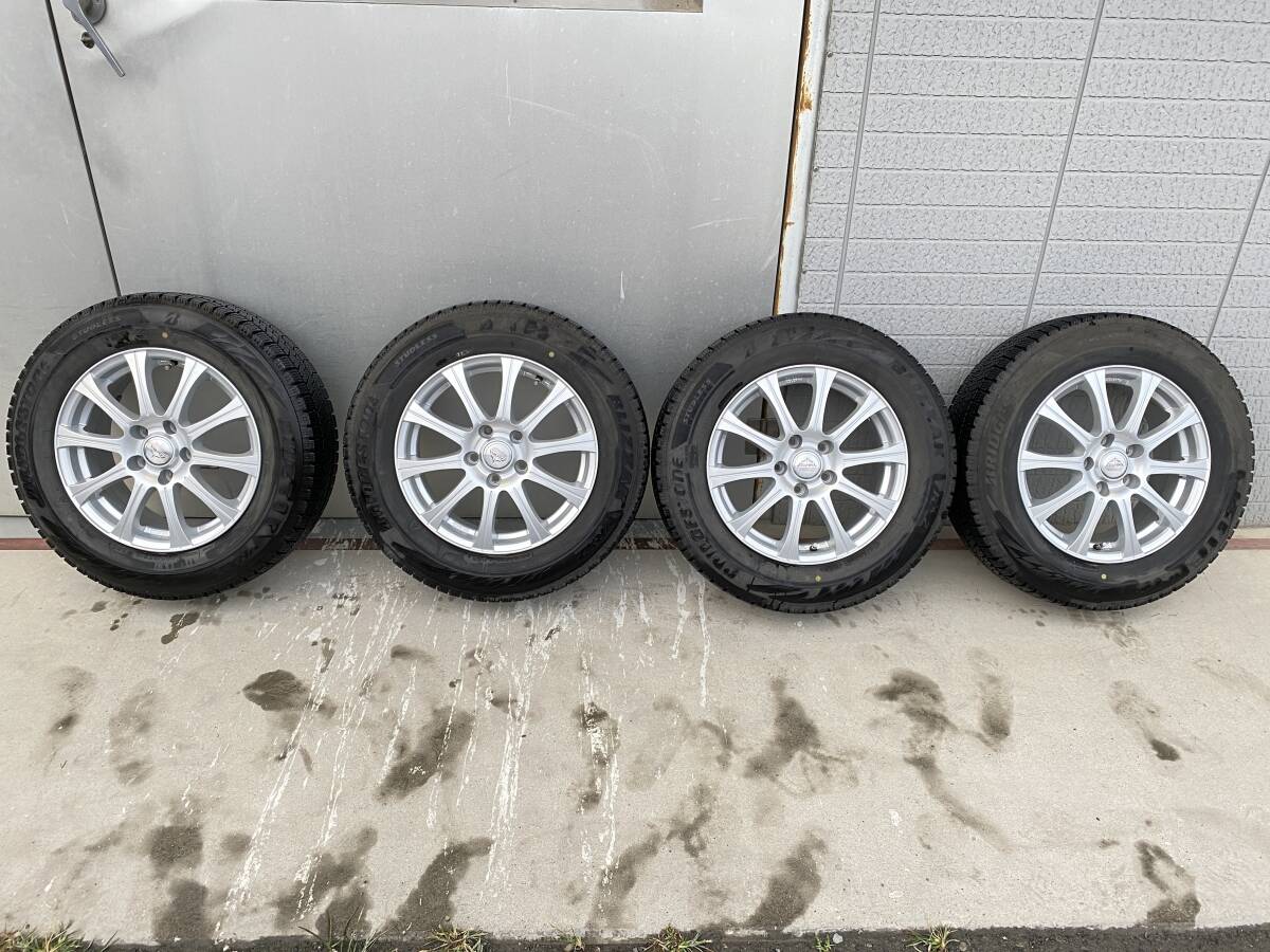 ZELERNA アルミホイール 6.5J PCD114.3 +40 ブリジストン ブリザック 2510-3304拍卖