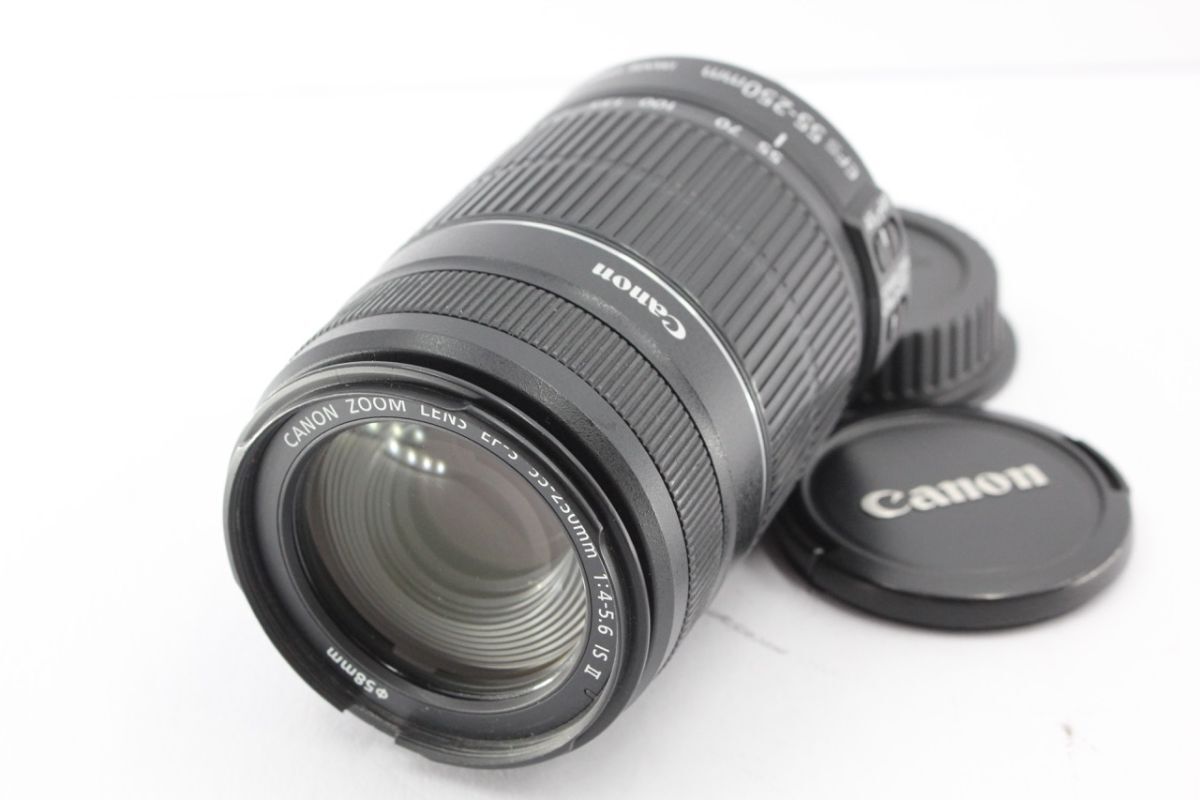 ★特上品★キヤノン CANON EF-S 55-250mm F4-5.6 IS Ⅱ 《キャップ 付き》 #A5447拍卖