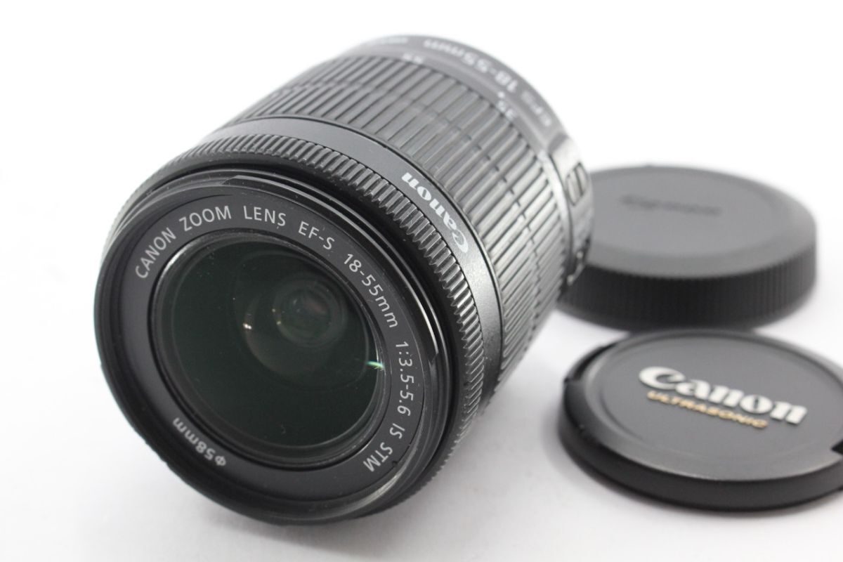 ★超極上★キヤノン CANON EF-S 18-55mm F3.5-5.6 IS STM 《キャップ 付き》 #A5706拍卖