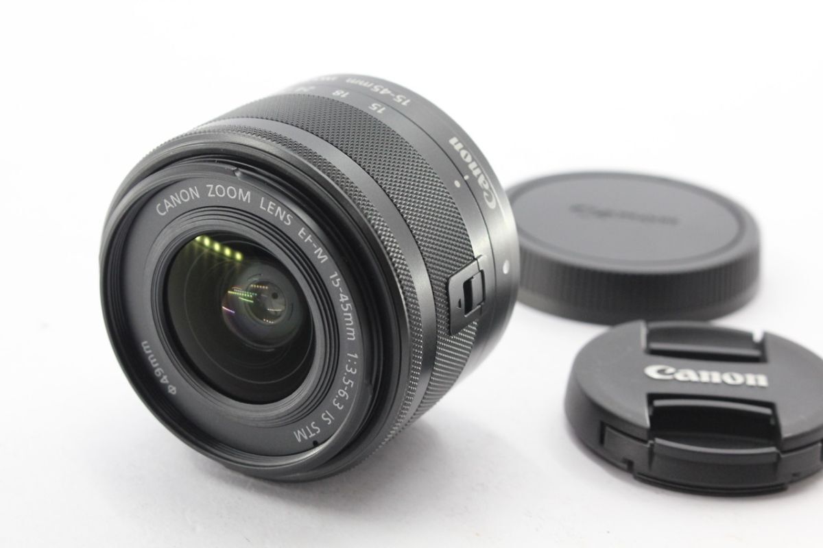 ★極上美品★キヤノン CANON EF-M 15-45mm F3.5-6.3 IS STM 《キャップ 付き》 #A5797拍卖