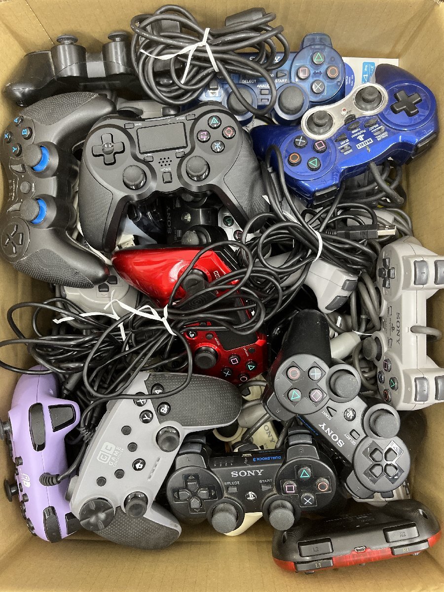 【まとめ売り】【1円~】【ジャンク品/通電・動作未確認】 コントローラー 大量 PlayStation PS2 PS3 Switch 等 SONY HORI 57-T-5-9-S633拍卖