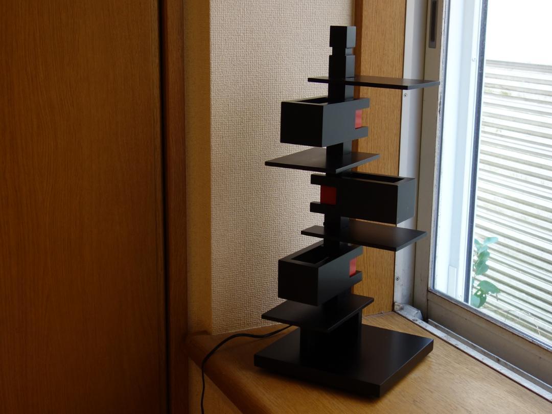 フランク・ロイド・ライト タリアセン4 ライト 照明 テーブルライト テーブルスタンド フランクロイドライト テーブルランプ 家具 黒拍卖