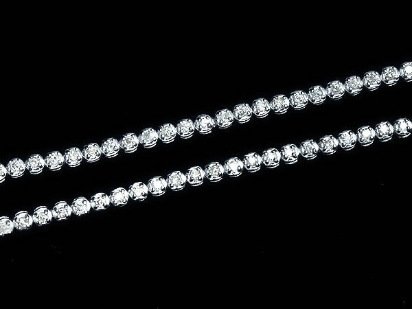 IZL17035S【1円~】新品【RK宝石】《Diamond》極上ダイヤモンド 総計2.00ct!!! K18WG 超高級 テニス フルエタニティ ネックレス ダイヤ拍卖
