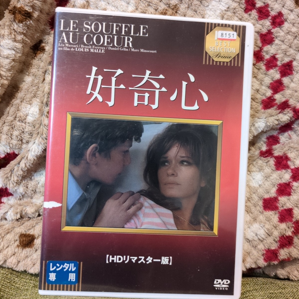 「好奇心」ブルノワ・フェルレー,レア・マッサリ,ルイ・マル(監督、脚本) レンタル版 DVD 全編視聴確認済 送料無料 ジャケット傷拍卖