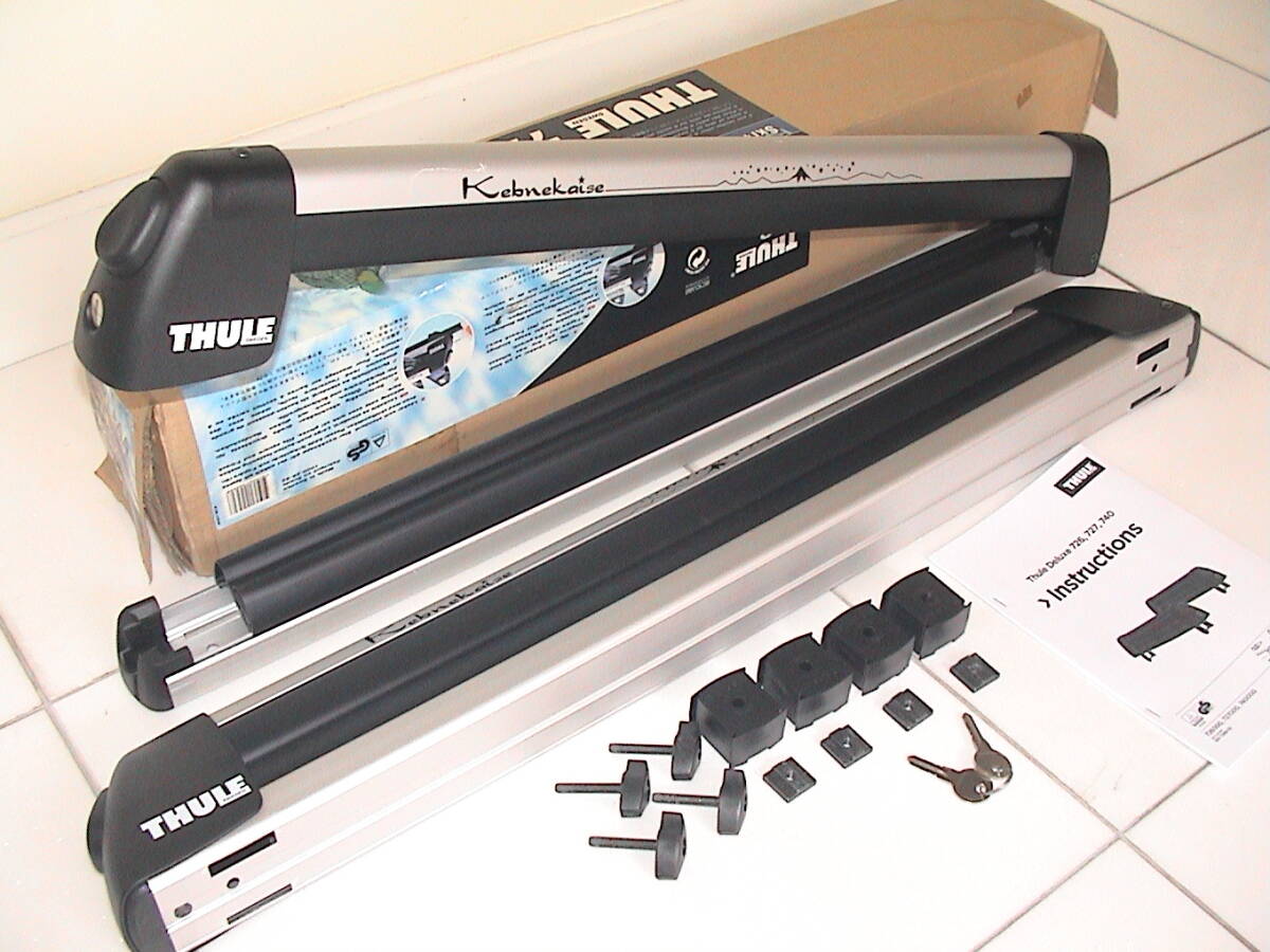 303【良品】THULE スーリー★th728(th727同等)ケプニカイザー★エアロバー,ウイングバー専用/鍵付/USED拍卖