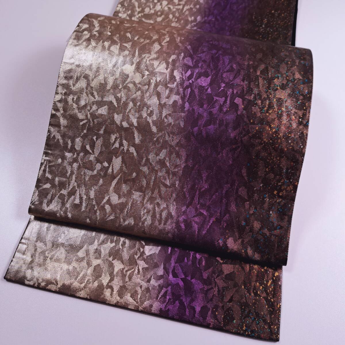 ■着物の■着物の越田■幅30.5 長さ432 正絹 袋帯 キラキラ 金糸 ◇吾 む30J07 拍卖