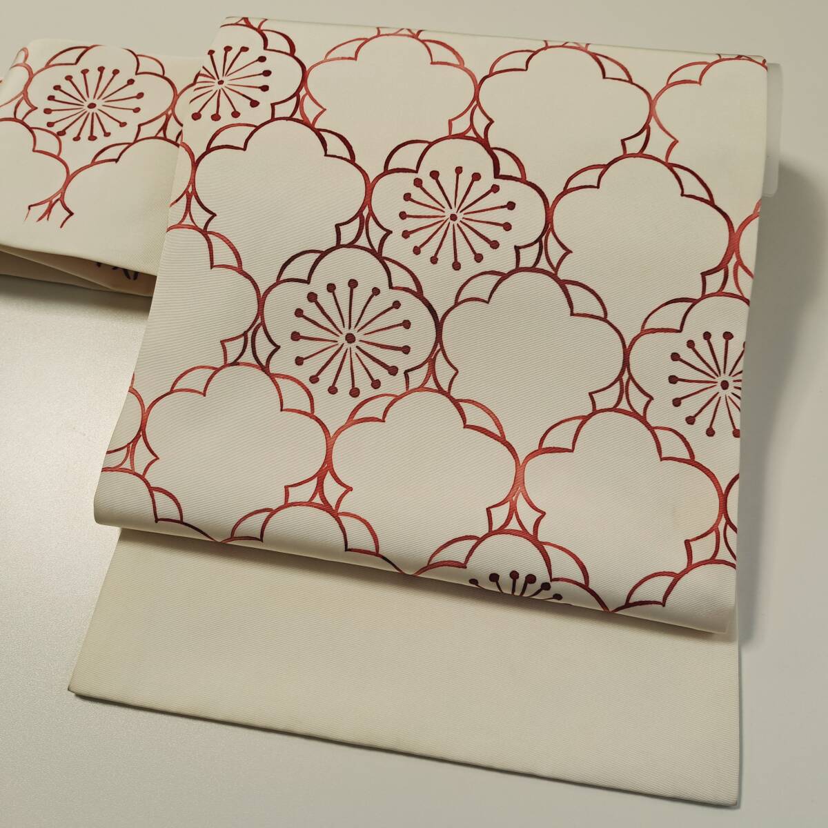 即決■着物の越田■幅30.5 長さ360.5 梅 白地 可愛い ■め25J02拍卖