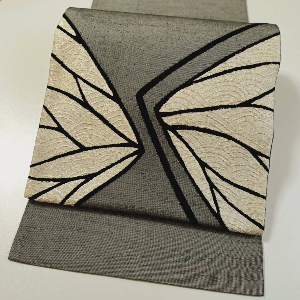 即決■着物の越田■幅30.5 長さ420 グレー系 モダン オシャレ 正絹 ■め27J01拍卖