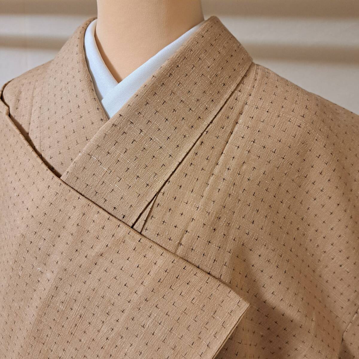 即決■着物の越田■裄63身丈154.5 紬 カジュアル 普段着 お出かけに ■め29R01 拍卖